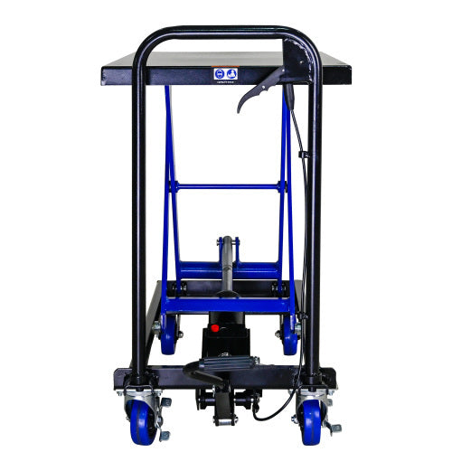 Hydraulic Lift Trolley, 500 LBS Capacity, With 4 Wheels, For Material